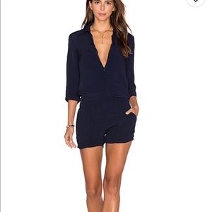 Monrow-Zip up Romper size-S
